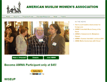 Tablet Screenshot of amwa.us