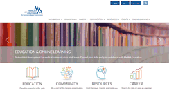 Desktop Screenshot of amwa.org