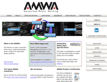 Tablet Screenshot of amwa.tv